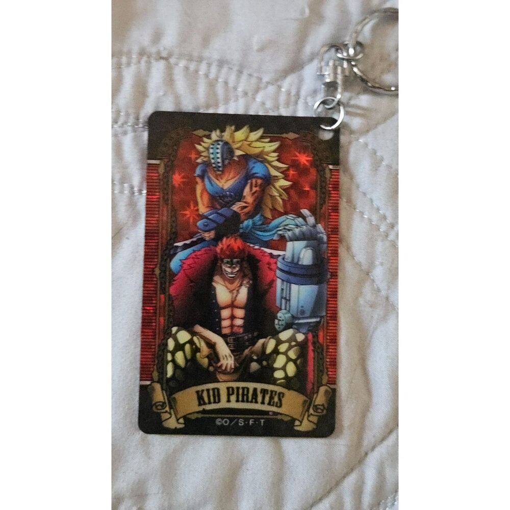 One Piece  "Eutass Kid and Killer" Ultimate Crew hologram keychain | Anime